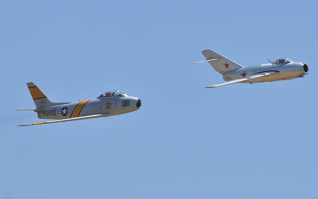 F-86 Sabre and MiG-15-01