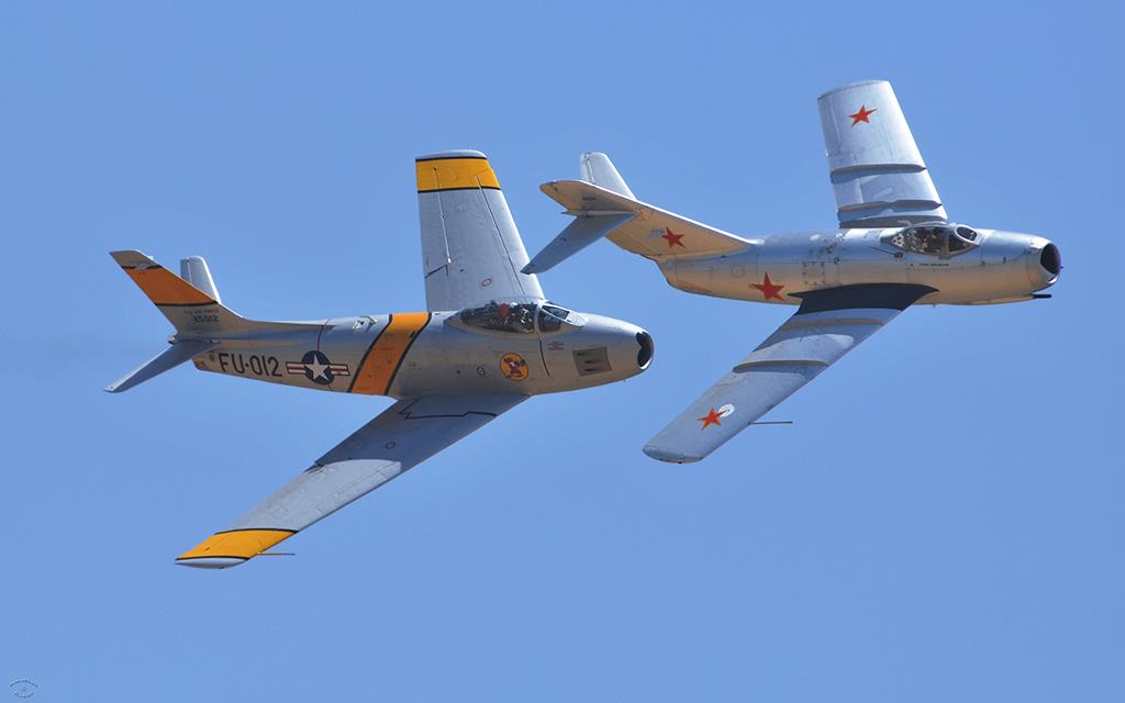 F-86 Sabre and MiG-15-02