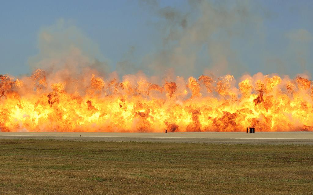 A-10A Warthog-07a Fire