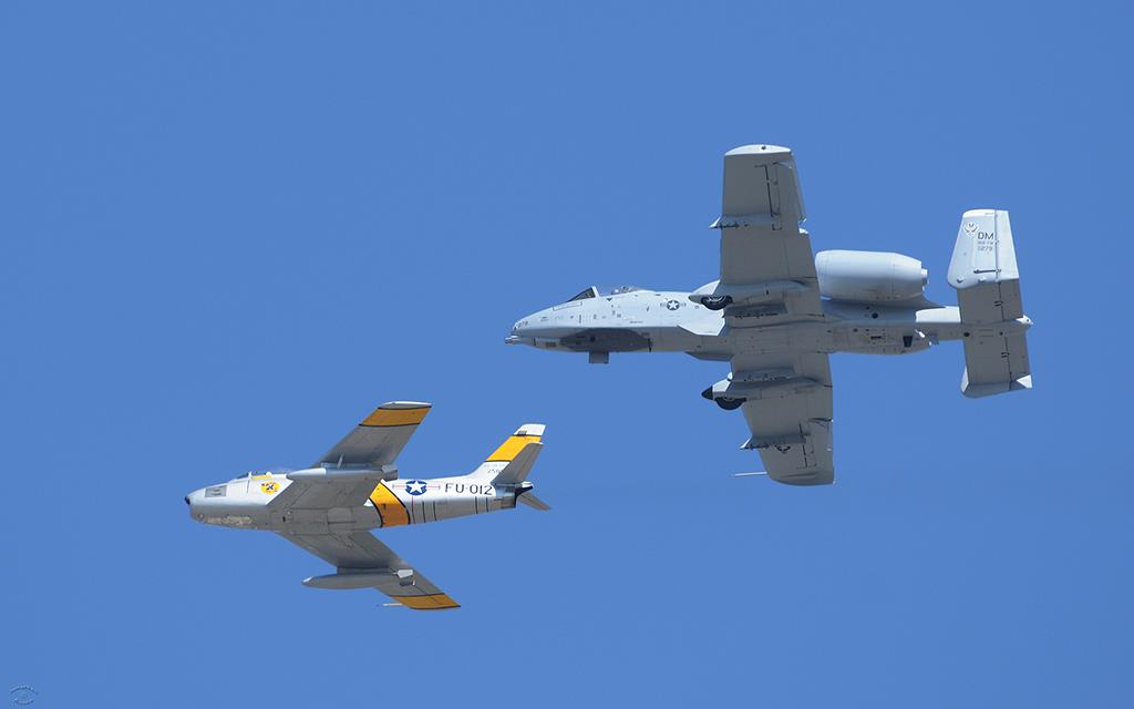 A-10A Thunderbolt II And F-86 Sabre-02