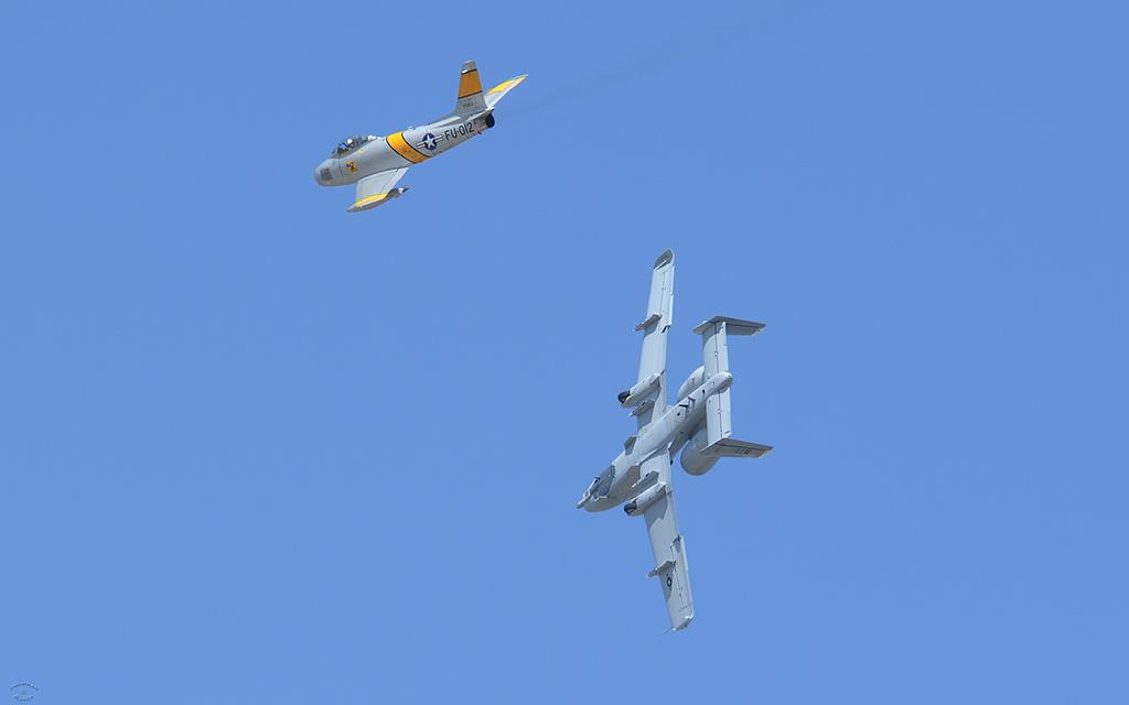 A-10A Thunderbolt II And F-86 Sabre-05